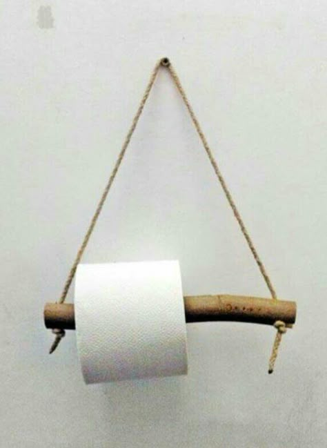 Diy Toilet Paper Holder, Pin Diy, Diy Toilet, Toilet Roll Holder, Toilet Roll, Bathroom Toilets, Diy Bathroom, Paper Holder, Toilet Paper Holder