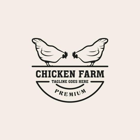 Chicken Graphic Design, Poultry Farm Logo Design Ideas, Chicken Logo Ideas, Chicken Farm Logo Design Ideas, Royal Chicken, Chicken Restaurant Logos, Farm Vector Illustration, Poultry Farm Design, Farm Logo Design