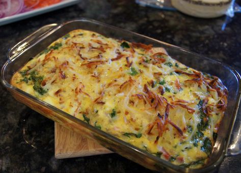 Egg And Spinach Breakfast, Spinach Breakfast Casserole, Egg Casserole Breakfast, Quick Breakfast Casserole, Spinach Egg Casserole, Egg And Cheese Breakfast Casserole, Breakfast Sausage Casserole, Potato Egg Casserole, Egg And Spinach