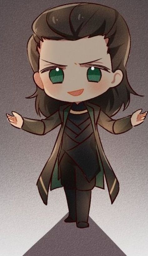 Chibi Marvel Characters, Loki Widget, Loki Fanart Cute, Loki Cute, Chibi Loki, Loki Drawing, Chibi Marvel, Loki Art, Loki Fanart