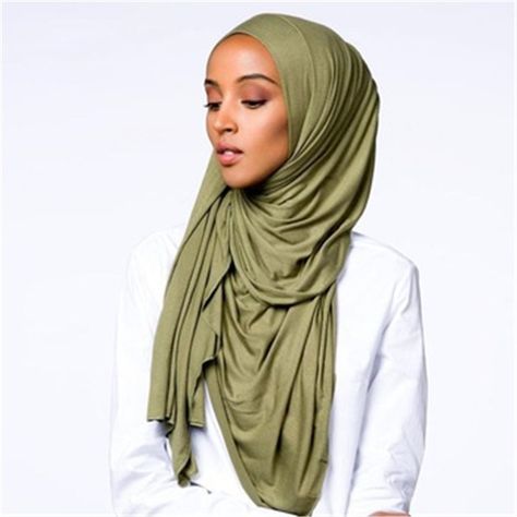 Jersey Scarf, Scarf Hijab, Jersey Hijab, Hijab Trends, Islamic Dress, Female Head, Head Wrap Scarf, Hijab Scarf, Islamic Clothing