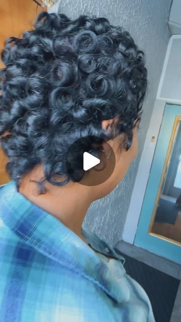 54K views · 4.1K likes | Teerozay on Instagram: "A bunch of curls you know the drill ❤️❤️. #detroithairstylist #fyp #shorthairstylesforblackwomen #michiganshorthairstylist #afrohaircom #pixie #shorthair #wavesandcurls #hypehair #thechoppedmobb #detroitshorthair #avenueoffashion #tightcurls" Pincurls Hair Short, Pixie Pin Curls, Pixie Curly Hairstyles, Tight Curls Short Hair, Curly Pixie Cuts Black Women, Pin Curls For Black Women, Curly Short Haircuts, Curly Pixie Haircut, Pixie Curls