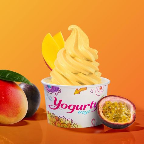 Yogurty's Froyo® (@yogurtys) • Instagram photos and videos Frozen Yoghurt, Summer Snacks, Soft Serve, Passion Fruit, Frozen Yogurt, White Chocolate, Yogurt, Healthy Snacks, Toronto