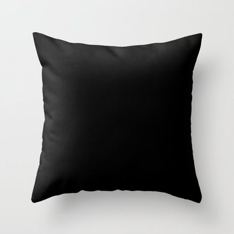 Black decorative pillows