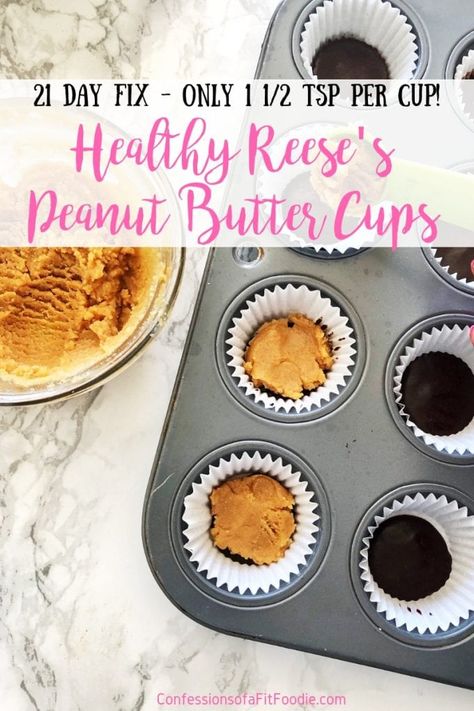 Dairy Free Fudge, Confessions Of A Fit Foodie, 21 Day Fix Desserts, Healthy Chocolate Peanut Butter, Vegan Peanut Butter Cups, Healthy Peanut Butter Cups, Healthy Chocolate Recipes, Pb Cups, Chocolate Peanut Butter Fudge