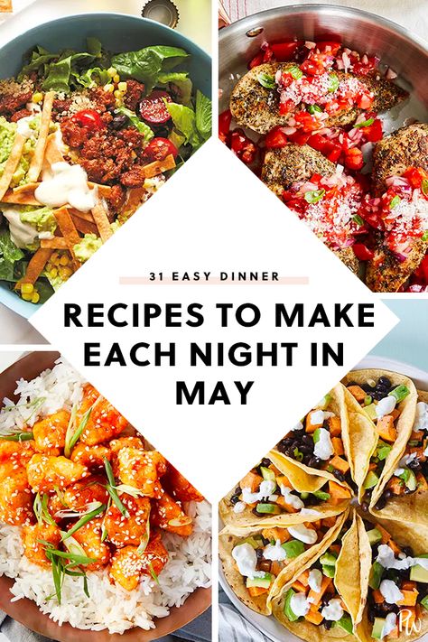 Best Spring Dinner Recipes, Easy Dinner Recipes Spring, Spring Easy Dinners, Spring And Summer Recipes, Springtime Dinner Recipes, Quick Summer Dinner Recipes, Summer Vegetarian Dinner, Healthy Spring Dinner Recipes, Spring Dinner Recipes