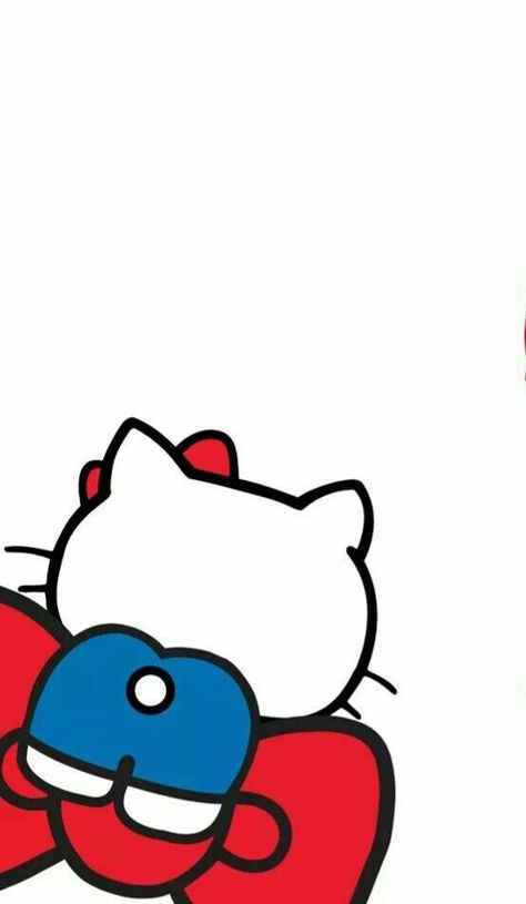 Hello Kitty Homescreen, Blue And Red Wallpaper, Iphone Wallpaper Hello Kitty, Backgrounds Hello Kitty, 헬로키티 배경화면, Whats Wallpaper, Hello Sanrio, Hello Kitty Background, Walpaper Hello Kitty