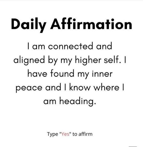 Iam connected and aligned by my higher self. Daily Affirmations Success, Sattvic Diet, Self Belief Quotes, My Higher Self, Belief Quotes, Generational Wealth, Positive Mantras, Vision Board Affirmations, Attraction Quotes