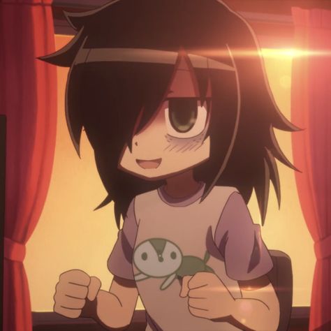 Kuroki Tomoko, Tomoko Kuroki, Simple Anime, Kirby Character, Cry Of Fear, Ride The Lightning, Arte 8 Bits, Anime Cat, Cute Anime Pics