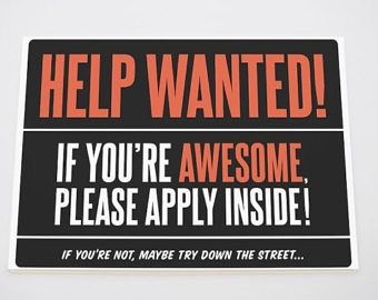 We are looking for some fun Flagler loving people to hire! Interested email us your resume and availability to legacy@Flagler.edu. #flaglercollege #mustloveflagler #bepartoftheteam by flaglerslegacy Hair Slogans, Help Wanted Signs, Hiring Template, Now Hiring Sign, Stylist Humor, Recruitment Poster Design, Outlet Ideas, Hiring Ad, Corrugated Plastic Signs