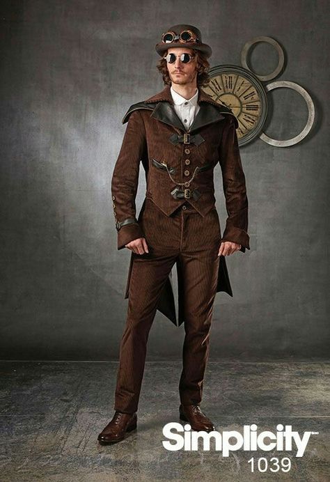 What Is Steampunk, Men Steampunk, Punk Costume, Steampunk Coat, Steampunk Man, Steampunk Men, Costume For Men, Steampunk Stuff, Mode Steampunk