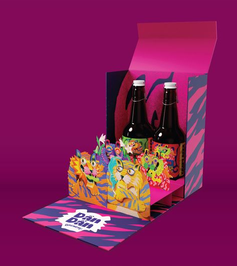 Dần Dần craft beer – Packaging Of The World Beer Box Packaging Design, Beer Box Packaging, Fmcg Packaging Design, Craft Beer Packaging Design, Beer Package Design, Pop Up Packaging, Beer Box Crafts, Soda Packaging Design, Studio Apartment Aesthetic