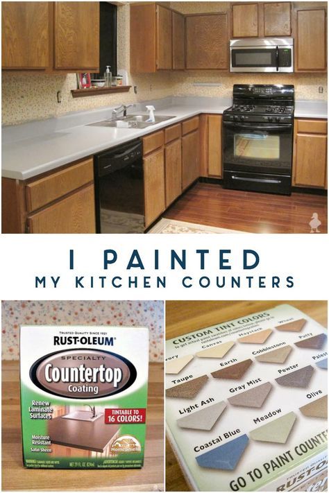 Painting Kitchen Counters, Painting Kitchen Countertops, Countertop Paint, Countertop Makeover, Replacing Kitchen Countertops, Diy Kitchen Countertops, Formica Countertops, Painting Countertops, Laminate Kitchen