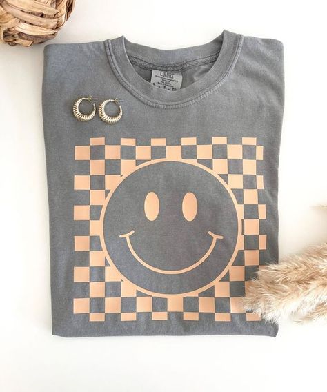 Smiley Face T-shirt, Checkered Happy Faceretro Graphic Tee, Cute Graphic Tee T shirt #tshirt t-shirt #t_shirt t shirts #tshirts t-shirts #t_shirts T shirt design #tshirtdesign T-shirt designs #t_shirtdesign T shirts designs #tshirtsdesigns 2.1262 Smiley Face Tshirt, Design Dragon, Free T Shirt Design, Cute Graphic Tees, Free Tshirt, Designs Ideas, Smiley Face, T Shirt Design, Smiley