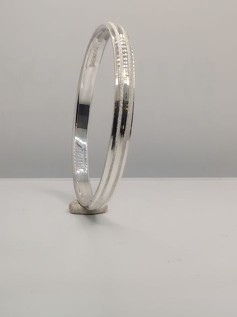 Men’s Silver Ring Design, Silver Bangle For Men, Silver Kada For Men Punjabi, Silver Kada For Men Indian, Kada Designs Silver For Men, Unique Silver Kada For Men, Kada For Men, Silver Kada For Men, Men Bracelet Silver