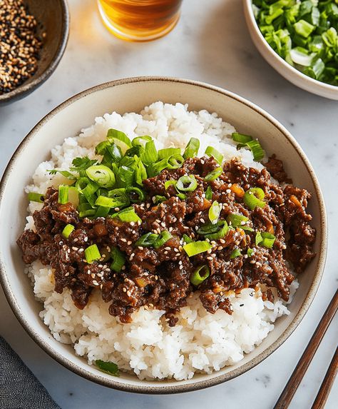 Korean Beef Bowl Recipe