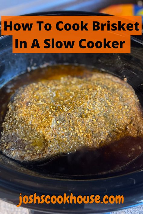 How To Cook Brisket Point, Cooking A Brisket In The Crockpot, Brisket Point Recipe Slow Cooker, Frozen Brisket Crock Pot, Ways To Cook Brisket, How To Cook A Brisket In A Roaster, Flat Brisket Recipes Slow Cooker, Slow Cooker Brisket Recipes Crock Pots, How To Cook Brisket In Crock Pot