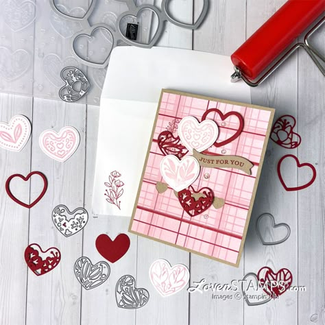 Stampin Up Valentine Cards, Valentines Day Cards Handmade, Diy Valentines Cards, Washi Tape Cards, Valentine Cards Handmade, Homemade Birthday Cards, Valentine Projects, Card Tutorial, St Valentin