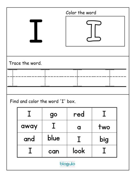 Free printable worksheets for preschool, kindergarten, and first graders Sight Words Activities, Words Activities, Beginning Sounds Worksheets, Fun Worksheets For Kids, Words List, Kindergarten Phonics Worksheets, Teaching Sight Words, Kindergarten Reading Worksheets, Sight Words List