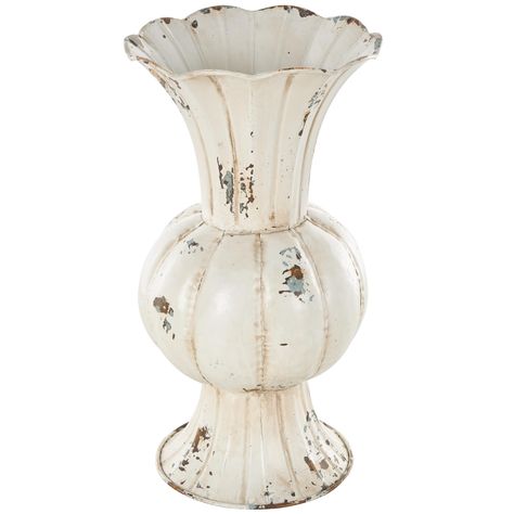 PRICES MAY VARY. VINTAGE HOME DÉCOR VASE: Infuse your home with romantic nostalgia and timeless grace, where ornate and antique details showcase your personality and create a sanctuary of charm and warmth in the home METAL VASE FOR CENTERPIECE: Cylindrical vintage vase is made entirely from iron, ensuring its durability and longevity CREAM AND COPPER VASE FOR FLOWERS: Tulip vase features a cream distressed finish with touches of brown and teal colors, lending it an authentic vintage appeal FLORA Sage Home, Tulip Centerpiece, Cole Haan Women Shoes, Tulip Vase, Centerpiece Vase, Colored Vases, Tulips In Vase, Vases For Sale, Floral Centerpiece