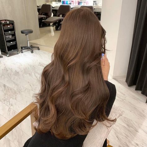 Hazel Brown Hair, Chestnut Brown Hair, Chestnut Hair, Korean Hair Color, Beauty Hair Color, Chestnut Hair Color, Honey Brown Hair, Brown Hair Looks, Brown Hair Inspo