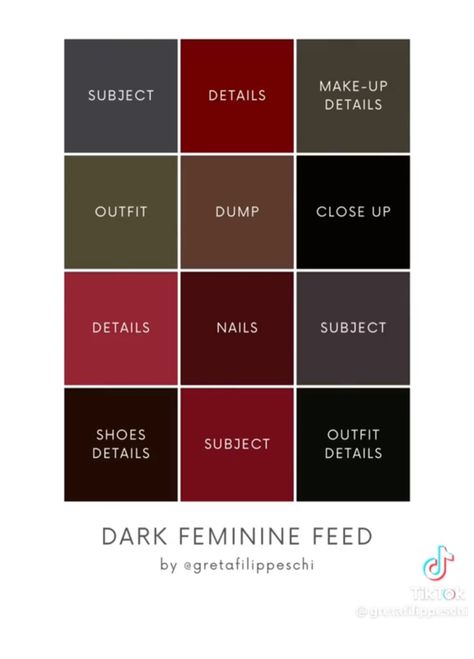 Instagram Feed Organizer, Ig Feed, Dark Feminine, Ig Post, Instagram Feed, Mood Board, Red, Instagram