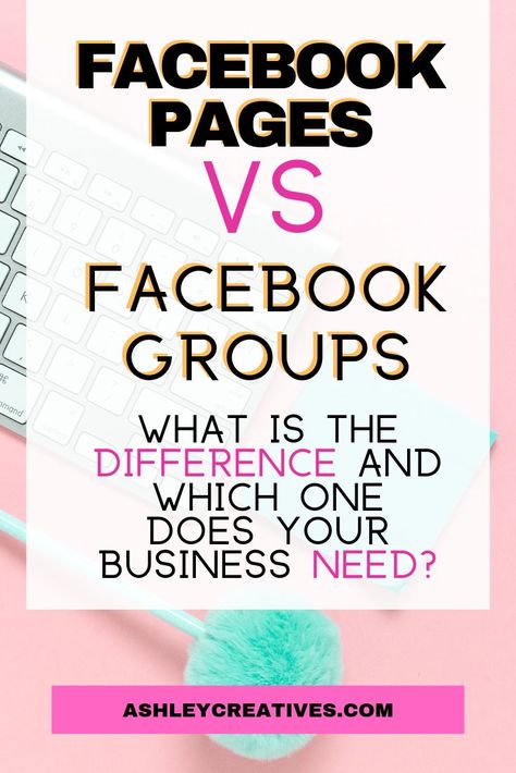 Using Facebook For Business, Facebook Strategy, Facebook Marketing Strategy, How To Use Facebook, Business Page, Pinterest Profile, Facebook Groups, Social Media Accounts, What Is The Difference Between