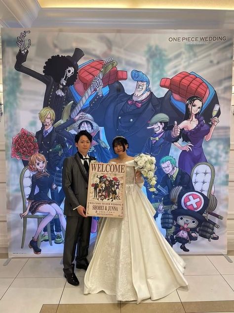 One Piece Anime Wedding Ideas, One Piece Wedding Anime, Anime Bedroom Ideas, One Piece Birthdays, Anime Wedding, One Piece Gif, One Piece Ship, One Piece Funny, One Piece Drawing