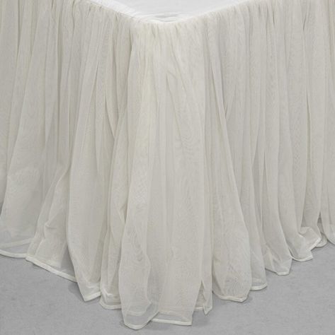 Weinman 20" Bed Skirt Types Of Bed Frames, Tulle Bedskirt, White Daybed, French Country Bedding, Country Bedding, Romantic Bed, Daybed Bedding, Top Beds, Dust Ruffle