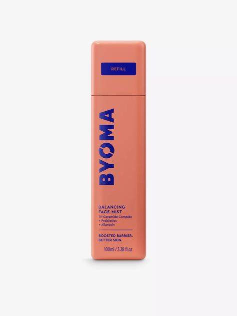 With a multitude of magic formulas on the market, it sometimes gets confusing – what should we be using? Thankfully Byoma makes healthy skin simple with its 7-product range. Kickstarted by Marc Elrick, the British-born label focuses on healing your barrier, starting with this Balancing face mist. Infused with probiotics, allantoin, and the brand’s signature tri-ceramide complex, it hydrates and soothes irritated complexions. Face Mist, Better Skin, Probiotics, Healthy Skin, Mist, Healing, Range, Skin