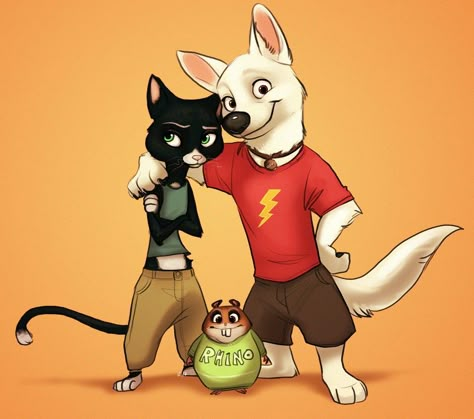 Baby Animals Drawings, Disney Bolt, Bolt Disney, Baby Animal Drawings, Disney Dogs, Canine Art, Walt Disney Animation Studios, Walt Disney Animation, Pinturas Disney