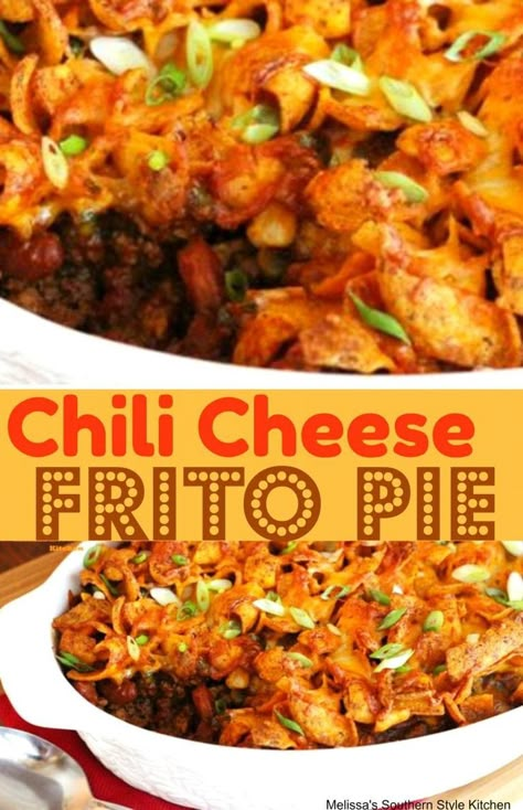 Fritos Pie, Frito Recipe, Frito Pie Recipe, Different Types Of Food, Frito Pie, Queso Dip, Chili Cheese, Beef Casserole, Beef Dishes