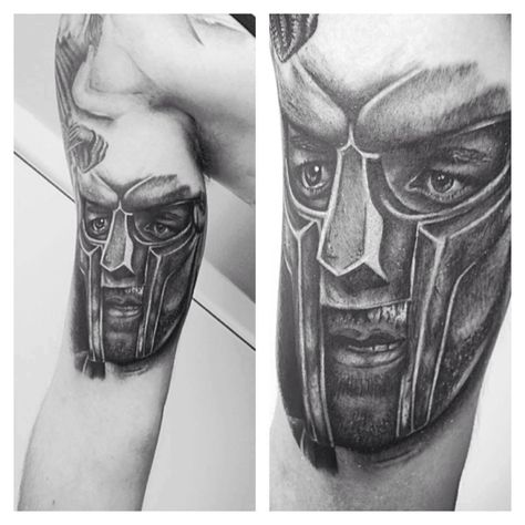 gladiator, warrior, black and grey, real, eyes, mask, fighter , film, Gladiator Armor Tattoo, Gladiator Shield Tattoo, Gladiator Film Tattoo, Realism Warrior Tattoo, Spartan Realism Tattoo, Fighter Tattoo, Skull Tattoo, Portrait Tattoo, Black And Grey