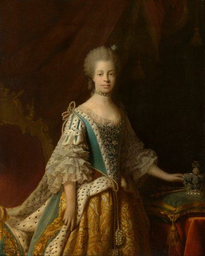 Queen Charlotte Of England, Coronation Robes, King George Iii, Georgian Era, Queen Charlotte, Queen Mary, Prince Of Wales, Black Queen, Queen Elizabeth Ii