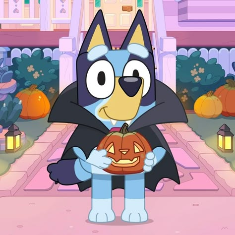 Bluey Wallpapers, Ghost Holding A Pumpkin, Bluey Halloween, Dulces Halloween, Cute Backgrounds For Iphone, Bluey And Bingo, Wallpaper Iphone Summer, Ghost Dog, Love Halloween