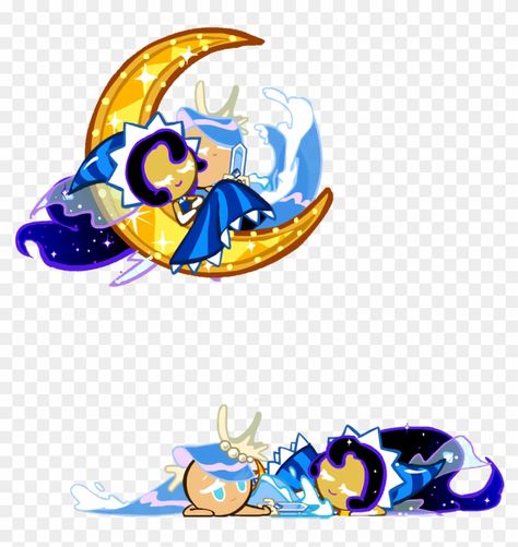 Moonlight Cookie Sea Fairy Cookie, Cookie Run Kingdom Sea Fairy X Moonlight, Moonlight And Sea Fairy Cookie, Seamoon Cookie Run, Sea Fairy Cookie X Moonlight Cookie, Sea Fairy And Moonlight Cookie, Moonlight Cookie X Sea Fairy, Sea Fairy And Moonlight, Night Owl Cookies