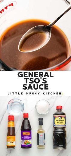 How to Make General Tso Sauce - Little Sunny Kitchen General Tsao, Asian Sauce Recipes, General Tso Sauce, Little Sunny Kitchen, Homemade Rubs, Asian Appetizers, Asian Sauces, Sunny Kitchen, General Tso Chicken