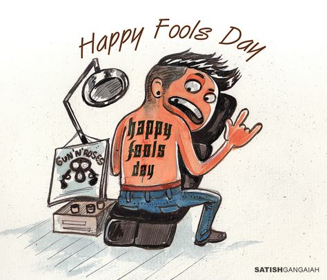 Satish Gangaiah, Fools Day, Easy Drawings For Kids, Easy Drawing, Drawing For Kids, Easy Drawings, The Fool, Drawings, Art