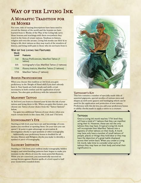 Dnd Monk, Monk Dnd, Dnd Subclasses, Homebrew Classes, Dnd Character Sheet, Dnd Classes, Dungeons And Dragons 5e, Dungeon Master's Guide, Dnd Races