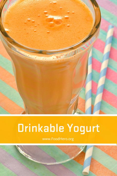 With only 2 ingredients and 5 minutes, you can have a sweet and refreshing yogurt drink! Perfect for warm summer months, this recipe can be made with a variety of juices such as pineapple, orange or apple. You can also use your favorite yogurt for more flavor variety. Drinkable Yogurt Recipes, Homemade Drinks Recipes, Drinkable Yogurt, Yogurt Drink, Yogurt Drinks, Homemade Drinks, Yogurt Recipes, Plain Yogurt, Flavored Water