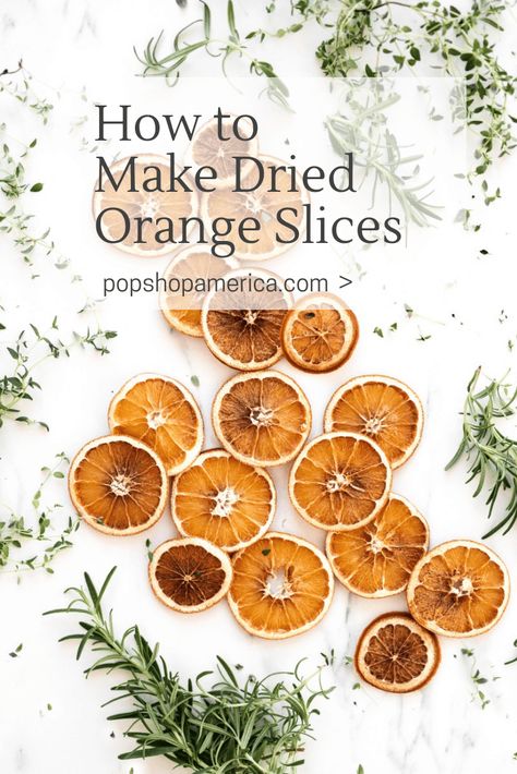 how to make dried orange slices pop shop america Make Dried Orange Slices, Orange Baking, Natural Christmas Decor, Dried Orange Slices, Dried Oranges, Holiday Garlands, Natural Christmas, Orange Slices, Digital Nomad