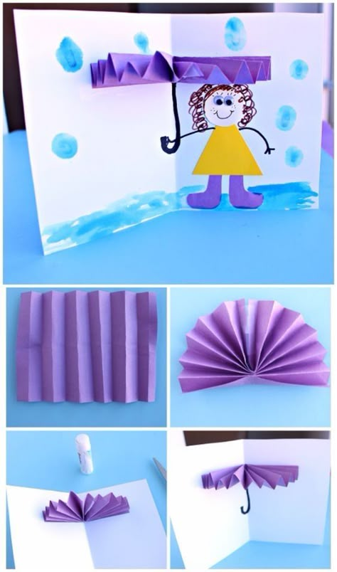 Kids Spring Art, Spring Art Activities, Spring Kids Art, Cool Paper Crafts, Preschool Art Activities, Winter Crafts For Kids, Paper Creations, Diy Crafts For Kids Easy, Art Activities For Kids