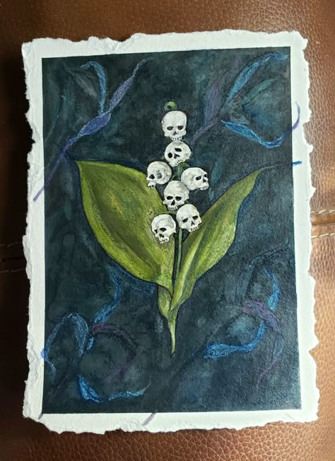 Small Witchy Paintings, Watercolor Inspo Aesthetic Easy, Goth Art Painting, Weird Core Painting Ideas, Gothic Painting Ideas On Canvas Easy, Simple Goth Painting Ideas, Eerie Painting Ideas, Painting Ideas On Canvas Gothic, Emo Watercolor Paintings