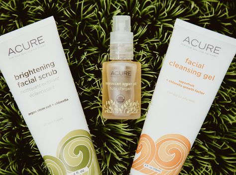 We've got another natural skincare line we're obsessing over! Acure Organics has become a staple in our skincare routines. Read our review to learn more! Acure Skincare, Face Body Scrub, Skincare Routines, Natural Organic Skincare, Moroccan Argan Oil, Facial Scrubs, Skincare Review, Real Plants, Cleansing Gel