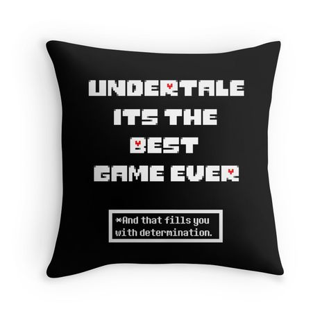 Undertale Throw Pillows Room Ideas Bedroom, A Pillow, Best Games, Pillow Sale, Room Decor, Throw Pillows, Pillows, For Sale