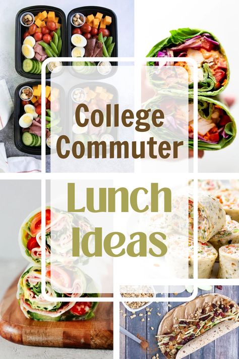 College Student Lunches On The Go, College Commuter Lunch Ideas, College Lunch Ideas Healthy, Healthy College Lunches, Healthy Student Meals, College Commuter, Easy Student Meals, Protein For Breakfast, College Meal Prep