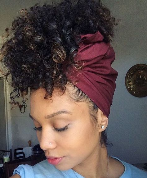 20 Comfortable Hairstyles To Sleep In Head Scarf Styles, Pelo Afro, Pinterest Hair, Hair Wraps, Curly Girl, Black Girls Hairstyles, Hair Dos, Hair Skin, Curly Hair Styles Naturally