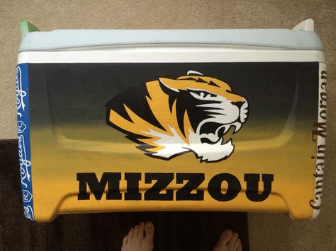 Mizzou cooler fraternity cooler Mizzou Frat Cooler, Frat Formal, Fraternity Cooler, Formal Cooler Ideas, Formal Cooler, Fraternity Coolers, Cooler Ideas, Frat Coolers, Cooler Painting