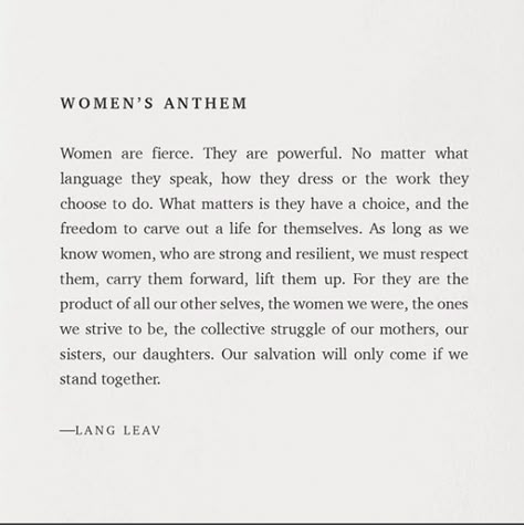 10 quotes to remind you you're incredible on International Women's Day | Her.ie Happy Womens Day Quotes, International Womens Day Quotes, Resilience Quotes, Beautiful Women Quotes, Longing Quotes, Lang Leav, Women Empowerment Quotes, 10th Quotes, International Women’s Day