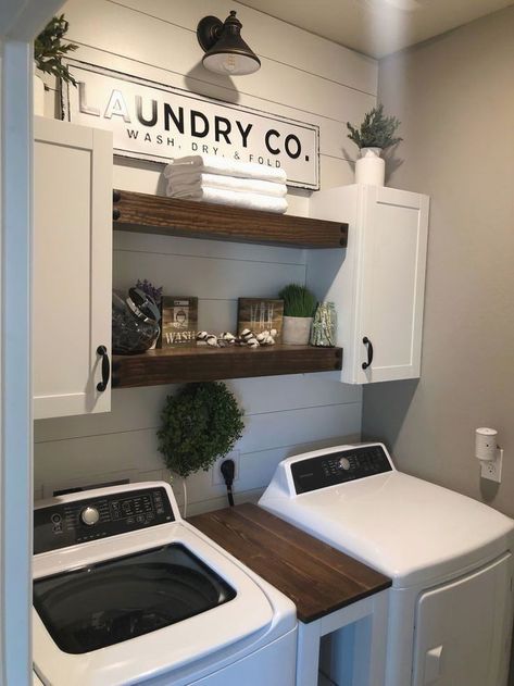 Laundry Room Design Ideas, Laundry Room Update, Small Laundry Room Makeover, Laundry Room Wallpaper, Lights Bathroom, Dream Laundry Room, Laundry Room Closet, Laundry Room Layouts, Laundry Room Renovation